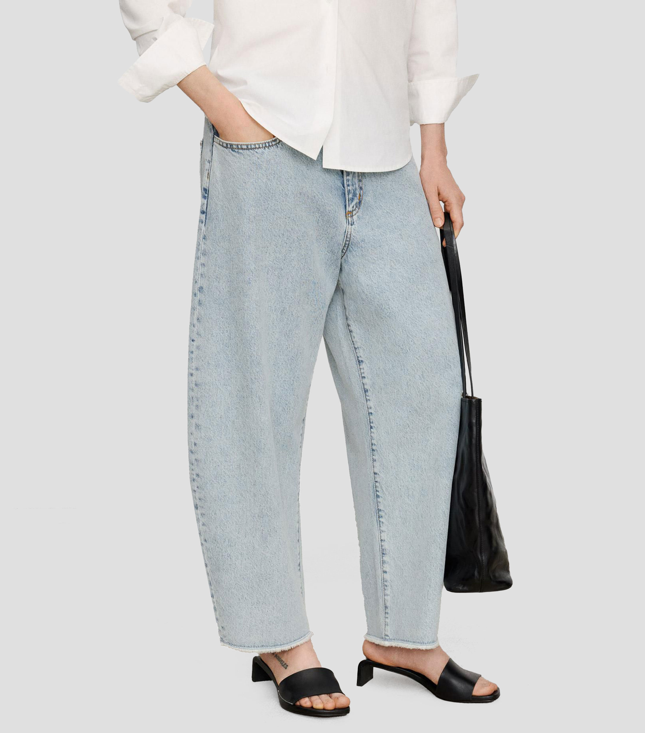Jeans amplio Mujer